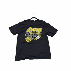 Los Angeles Lakers Black Graphic T Shirt XL NBA